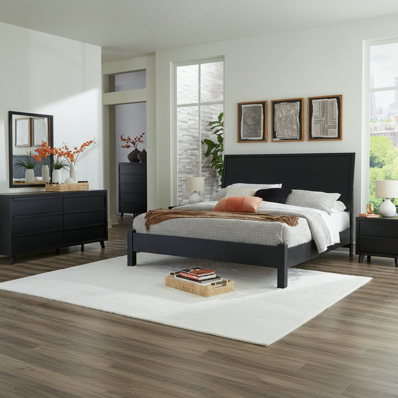 Danziar Bed, Dresser, Mirror, Chest & Nightstand, Bedroom Set