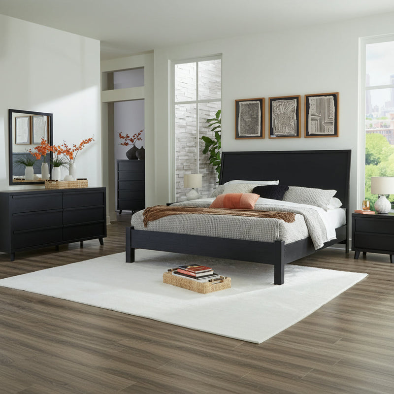 Danziar Bed, Dresser, Mirror, Chest & Nightstand, Bedroom Set