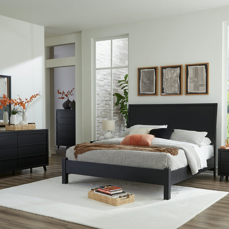 Danziar Bed, Dresser, Mirror, Chest & Nightstand, Bedroom Set