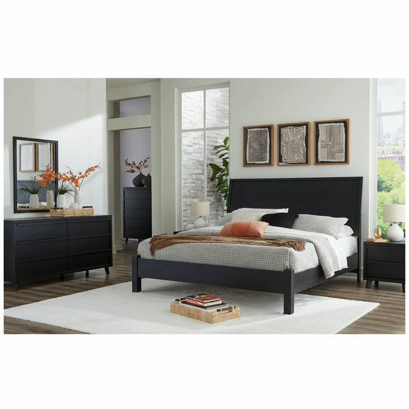 Danziar Bed, Dresser, Mirror, Chest & Nightstand, Bedroom Set