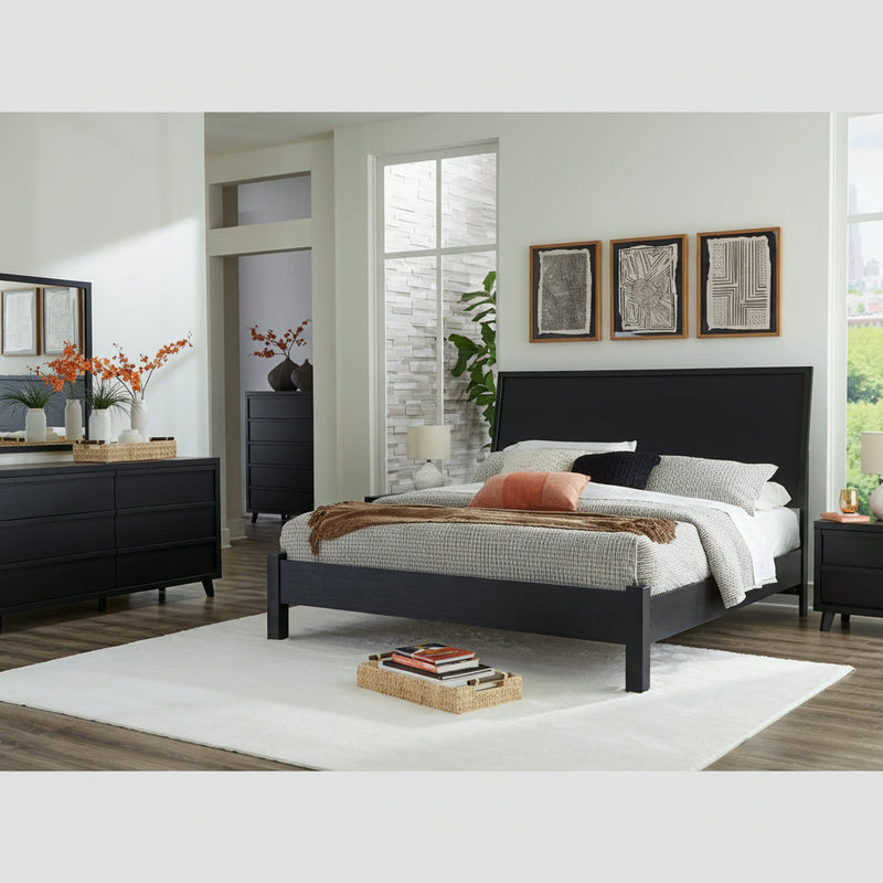 Danziar Bed, Dresser, Mirror, Chest & Nightstand, Bedroom Set