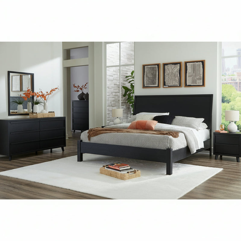 Danziar Bed, Dresser, Mirror, Chest & Nightstand, Bedroom Set