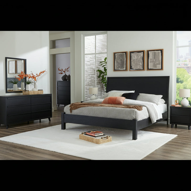 Danziar Bed, Dresser, Mirror, Chest & Nightstand, Bedroom Set