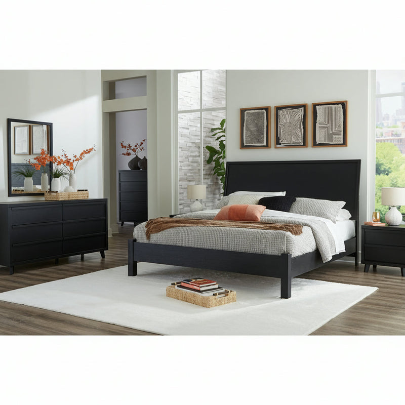 Danziar Bed, Dresser, Mirror, Chest & Nightstand, Bedroom Set