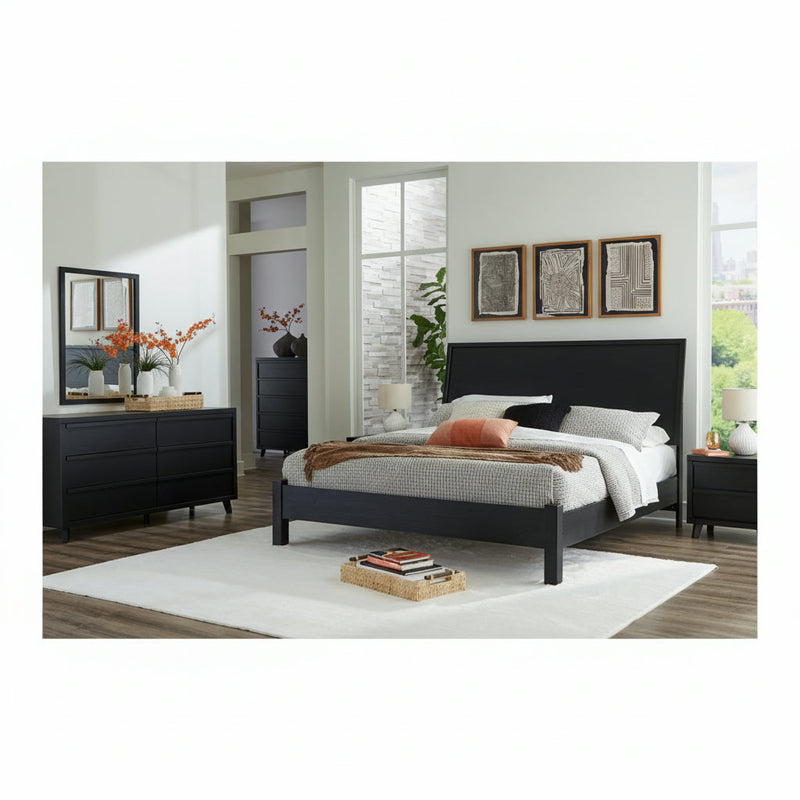 Danziar Bed, Dresser, Mirror, Chest & Nightstand, Bedroom Set