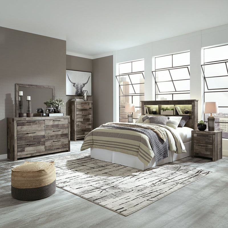 Derekson Panel Bed, Dresser, Mirror, Chest & Nightstand, Bedroom Set