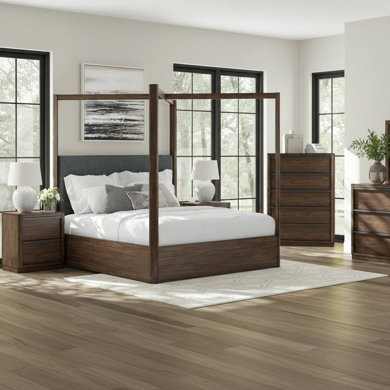 Dilenno Bed, Dresser, Mirror, Chest & Nightstand, Bedroom Set