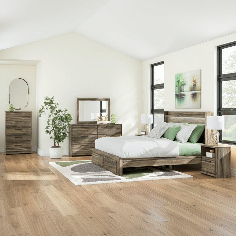 Elbrim Panel Bed, Dresser, Mirror, Chest & Nightstand, Bedroom Set