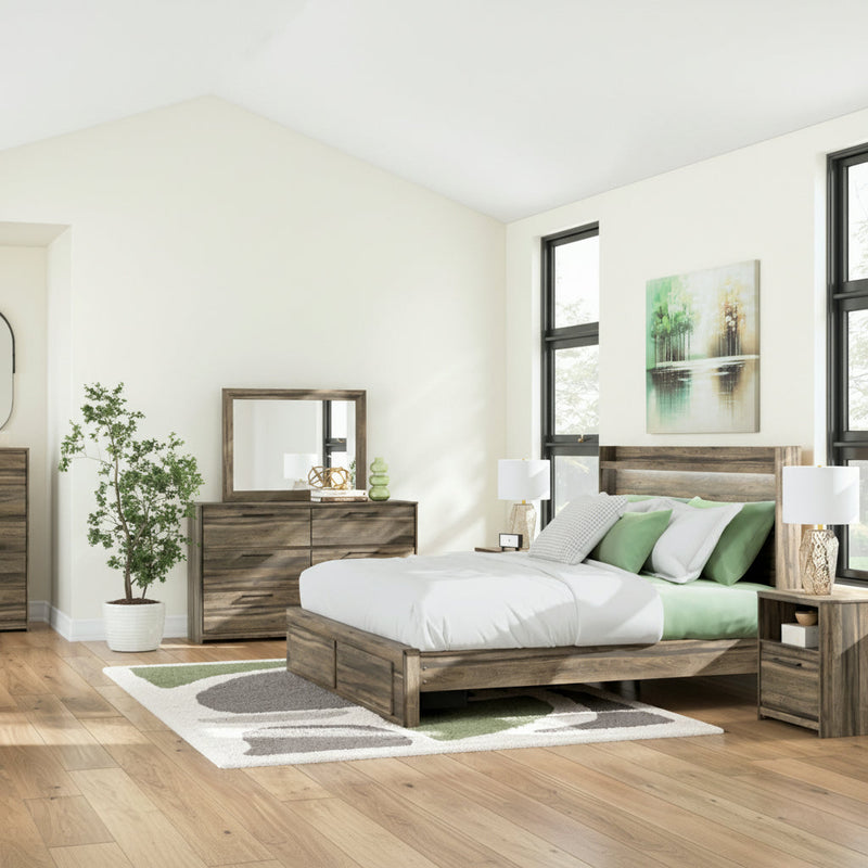 Elbrim Panel Bed, Dresser, Mirror, Chest & Nightstand, Bedroom Set