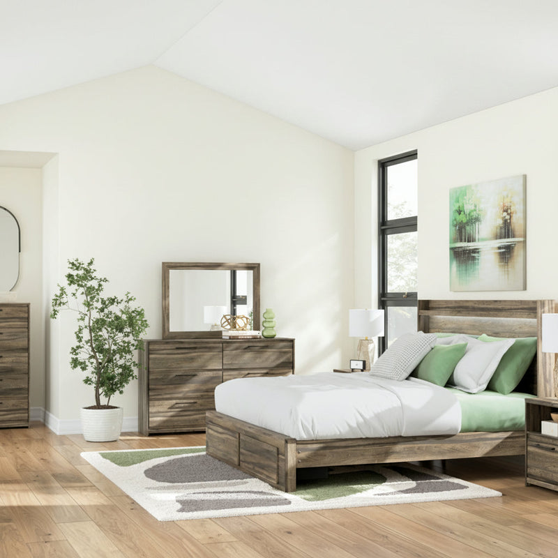 Elbrim Panel Bed, Dresser, Mirror, Chest & Nightstand, Bedroom Set