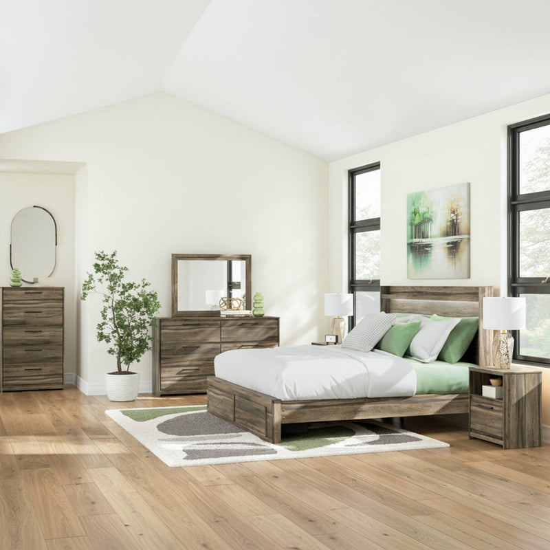 Elbrim Panel Bed, Dresser, Mirror, Chest & Nightstand, Bedroom Set
