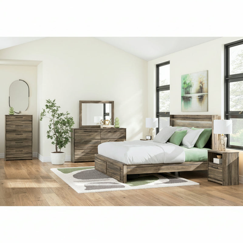 Elbrim Panel Bed, Dresser, Mirror, Chest & Nightstand, Bedroom Set