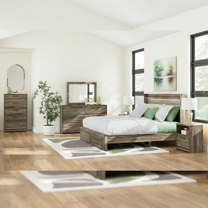 Elbrim Panel Bed, Dresser, Mirror, Chest & Nightstand, Bedroom Set