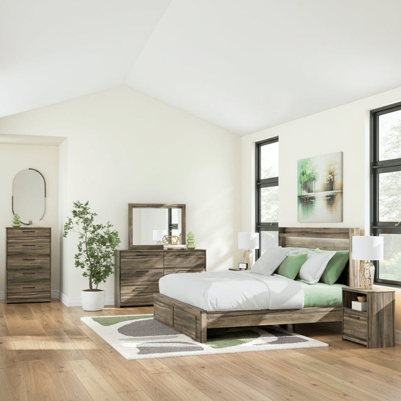 Elbrim Panel Bed, Dresser, Mirror, Chest & Nightstand, Bedroom Set