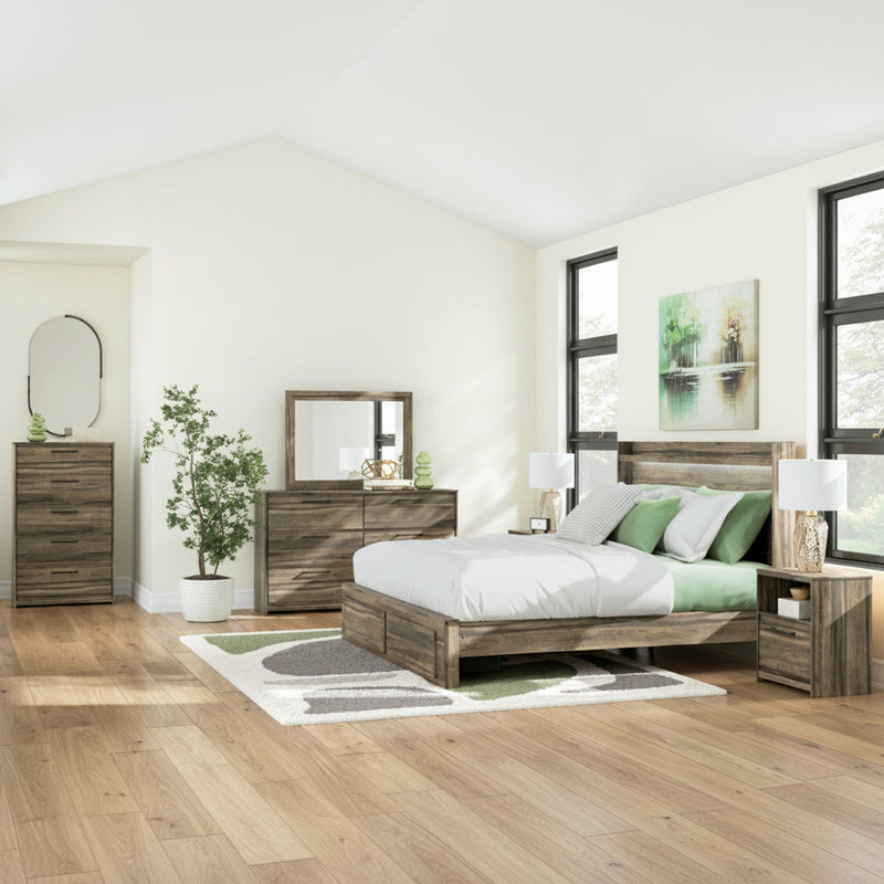 Elbrim Panel Bed, Dresser, Mirror, Chest & Nightstand, Bedroom Set