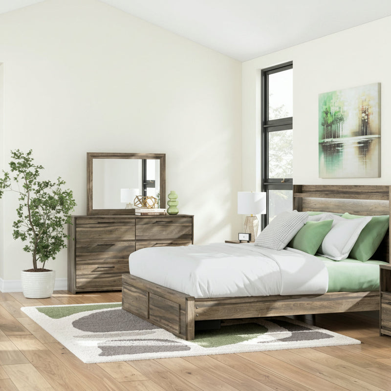 Elbrim Panel Bed, Dresser, Mirror, Chest & Nightstand, Bedroom Set