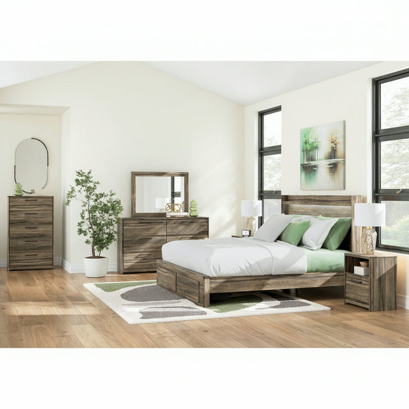 Elbrim Panel Bed, Dresser, Mirror, Chest & Nightstand, Bedroom Set