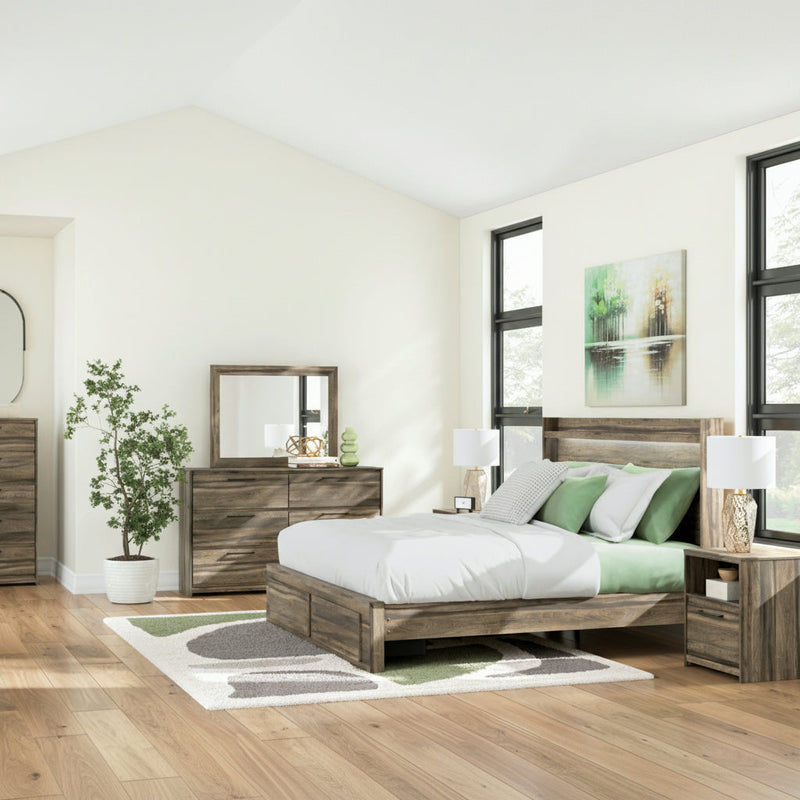 Elbrim Panel Bed, Dresser, Mirror, Chest & Nightstand, Bedroom Set