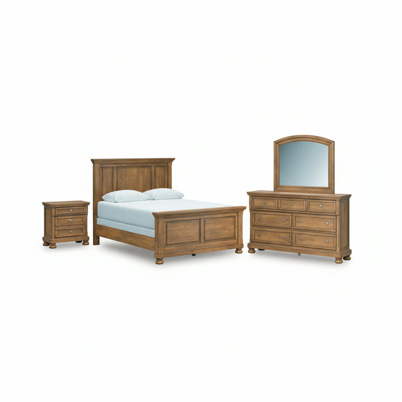 Feddinger Bed, Dresser, Mirror, Chest & Nightstand, Bedroom Set