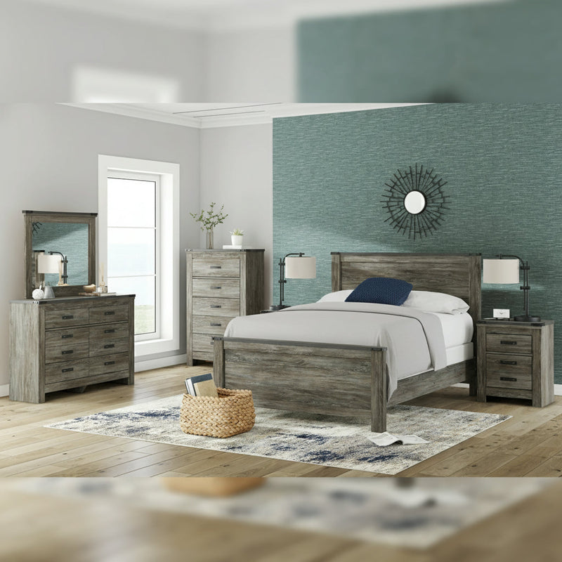 Frandern Panel Bed