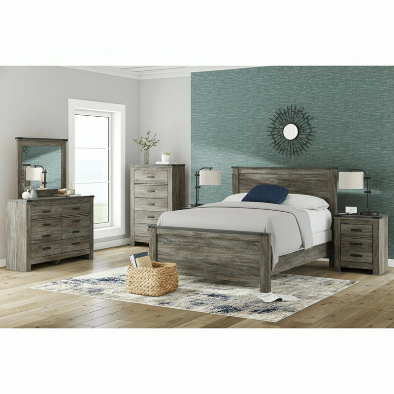 Frandern Panel Bed