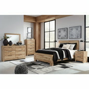Hyanna Panel Bed Queen Panel Bed with 2 Side Storage
