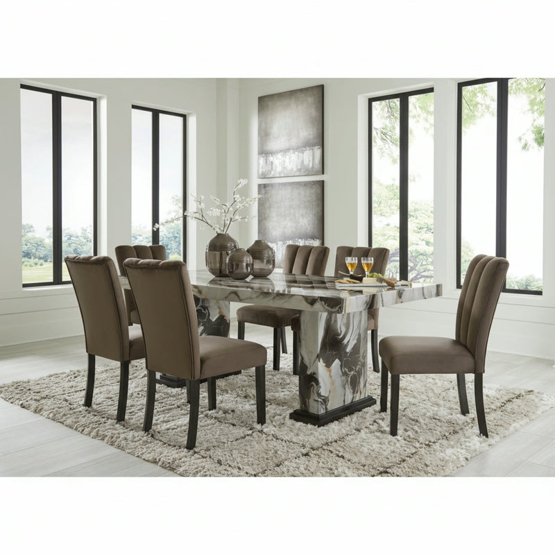 Jeshina Dining Table and 6 Chairs