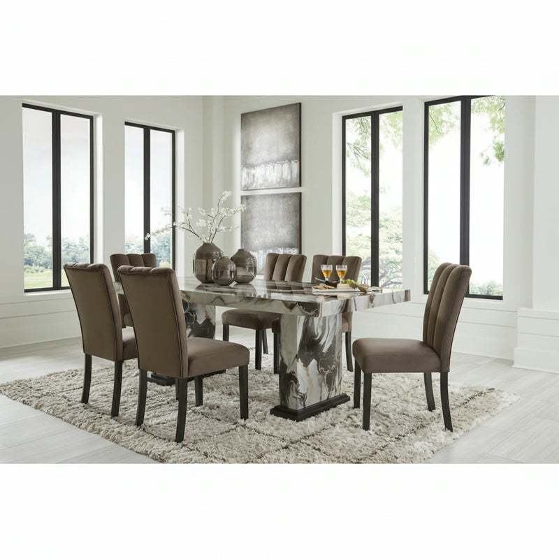 Jeshina Dining Table and 6 Chairs
