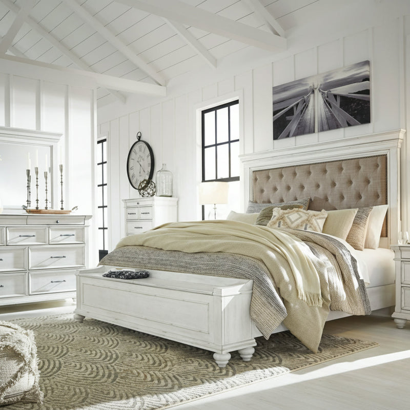 Kanwyn Panel Bed, Dresser, Mirror, Chest & Nightstand, Bedroom Set