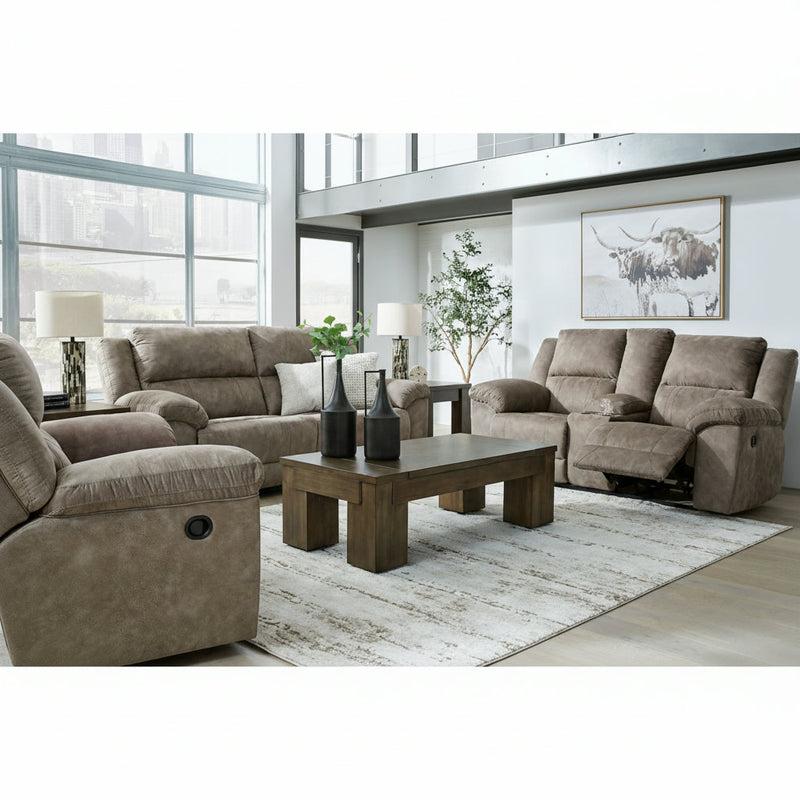 Laresview Living Room Set Sofa, Loveseat and Recliner