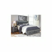 Lodanna Panel Bed King Panel Bed with 2 Storage Drawers