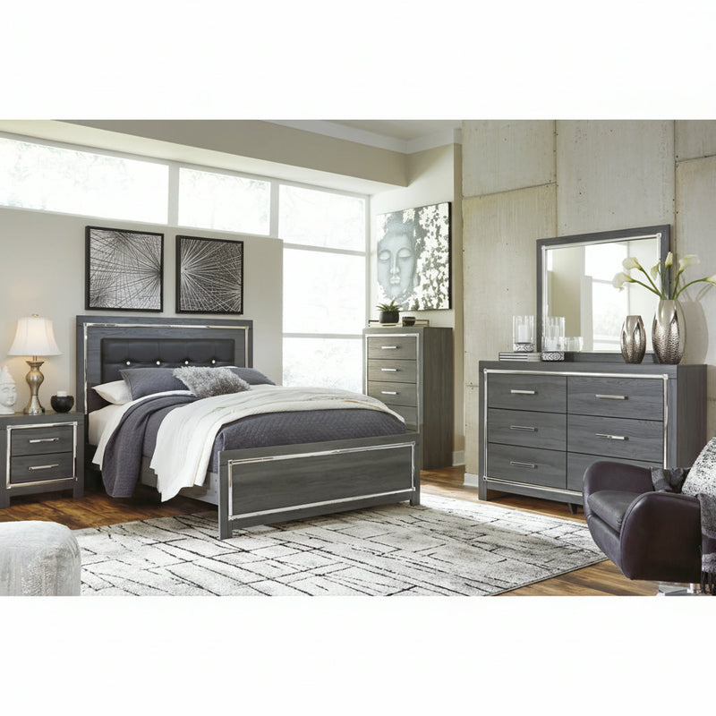 Lodanna Panel Bed, Dresser, Mirror, Chest & Nightstand, Bedroom Set
