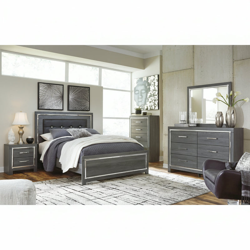Lodanna Panel Bed, Dresser, Mirror, Chest & Nightstand, Bedroom Set