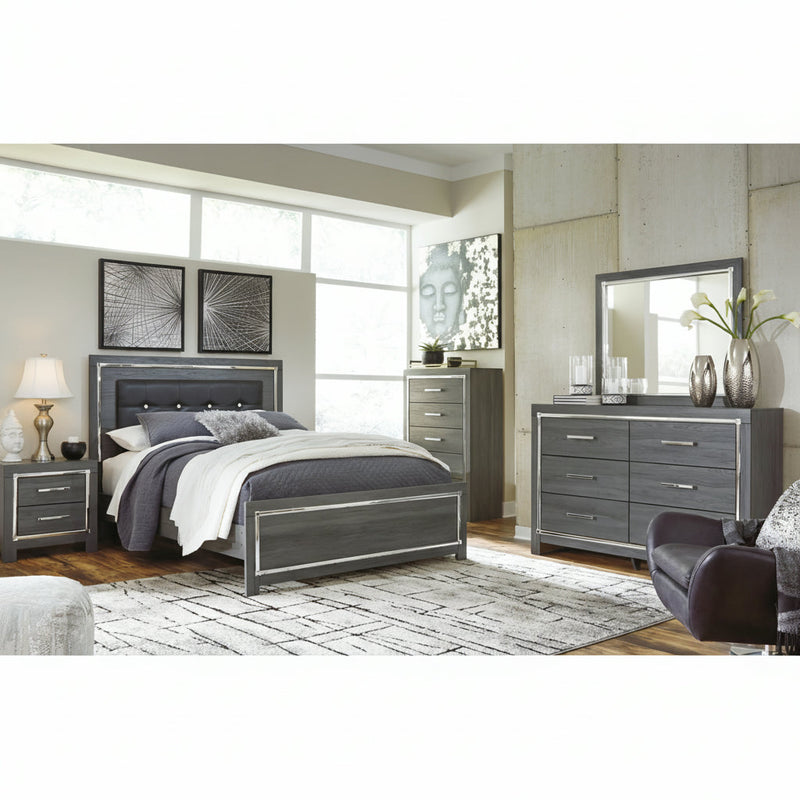 Lodanna Panel Bed, Dresser, Mirror, Chest & Nightstand, Bedroom Set