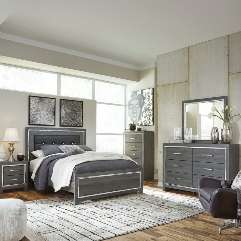 Lodanna Panel Bed, Dresser, Mirror, Chest & Nightstand, Bedroom Set