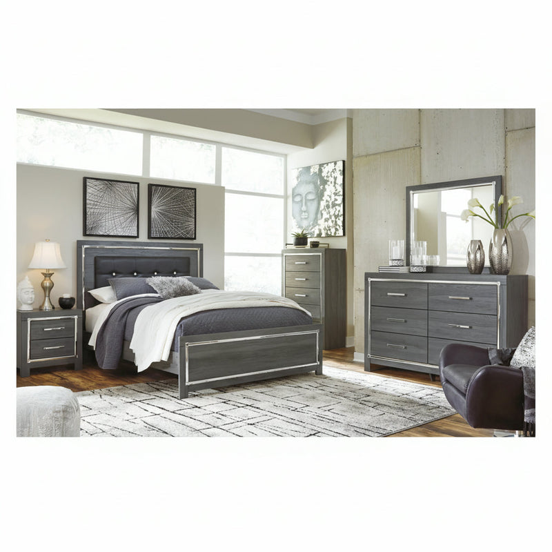 Lodanna Panel Bed, Dresser, Mirror, Chest & Nightstand, Bedroom Set