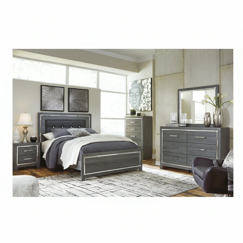 Lodanna Panel Bed, Dresser, Mirror, Chest & Nightstand, Bedroom Set