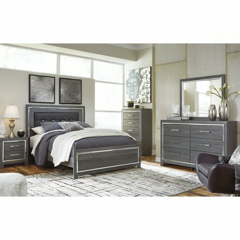 Lodanna Panel Bed, Dresser, Mirror, Chest & Nightstand, Bedroom Set