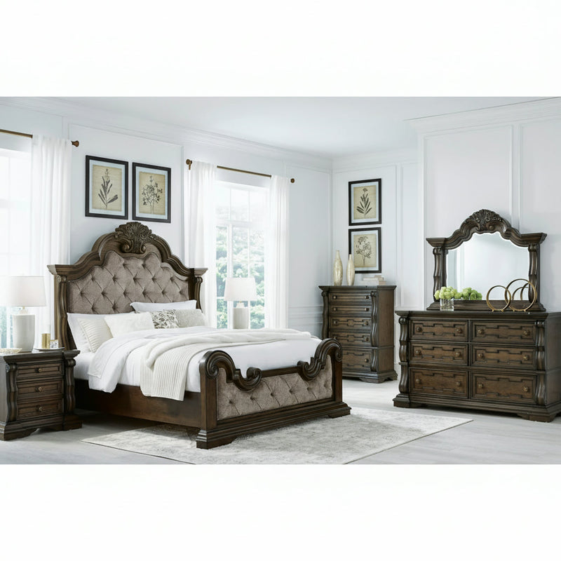 Maylee Bed, Dresser, Mirror, Chest & Nightstand, Bedroom Set
