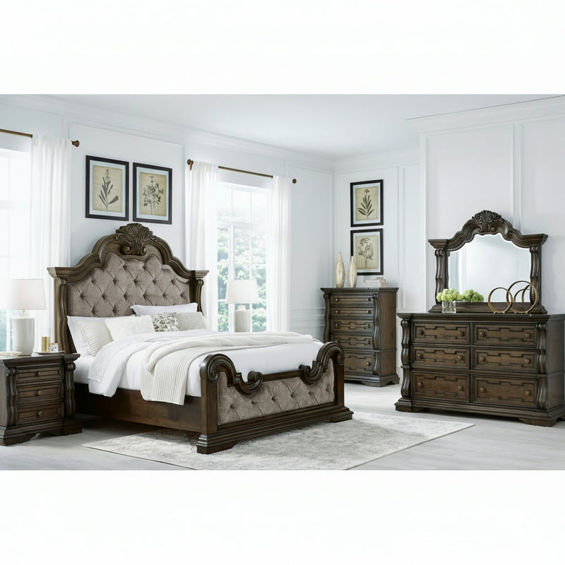 Maylee Bed, Dresser, Mirror, Chest & Nightstand, Bedroom Set