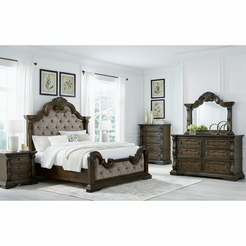 Maylee Bed, Dresser, Mirror, Chest & Nightstand, Bedroom Set