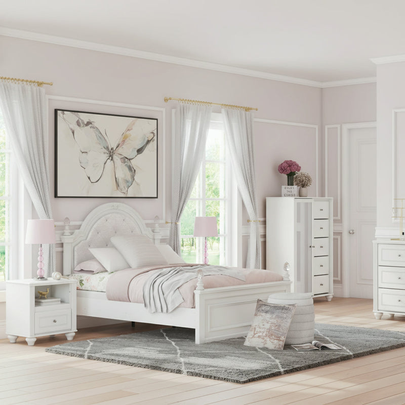 Maylilly Upholstered Panel Bed Full Upholstered Panel Bed with Storage