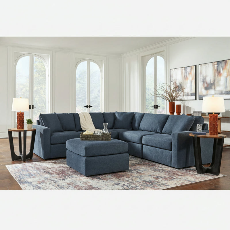 Modmax Living Room Set Ink Sofa and Loveseat