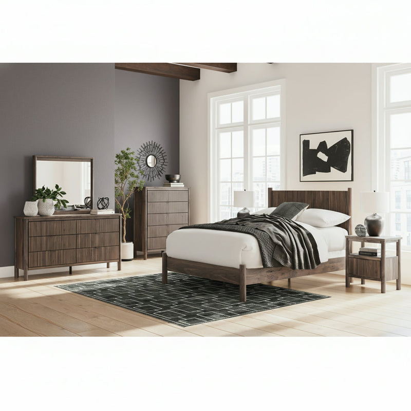 Pamytta Panel Bed, Dresser, Mirror, Chest & Nightstand, Bedroom Set