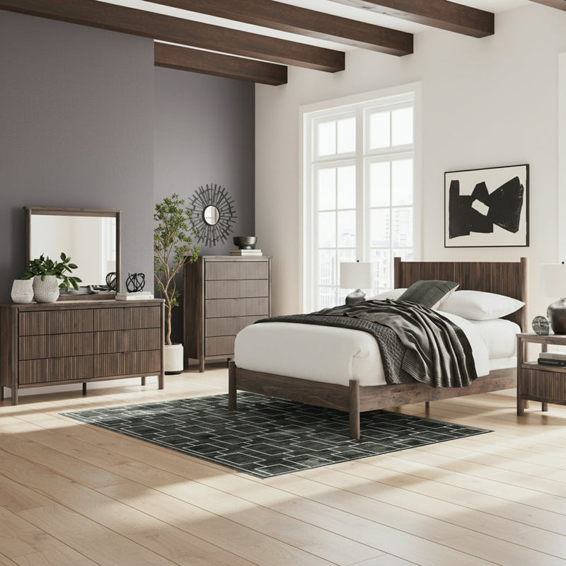 Pamytta Panel Bed, Dresser, Mirror, Chest & Nightstand, Bedroom Set