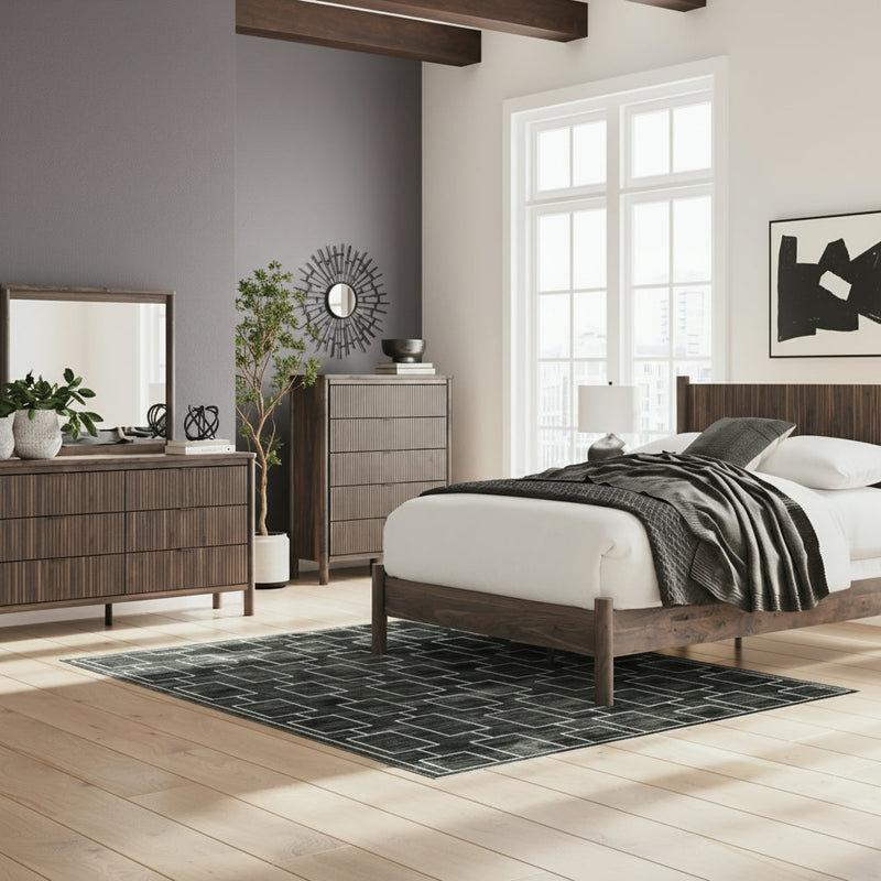 Pamytta Panel Bed, Dresser, Mirror, Chest & Nightstand, Bedroom Set