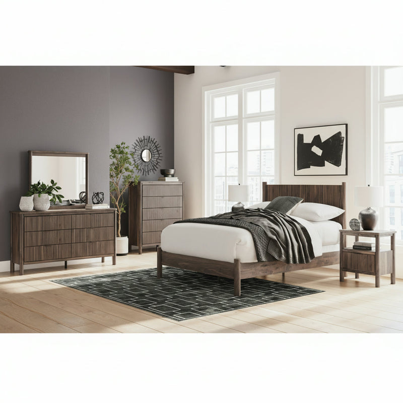 Pamytta Panel Bed, Dresser, Mirror, Chest & Nightstand, Bedroom Set
