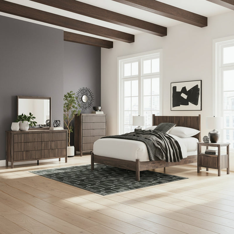 Pamytta Panel Bed, Dresser, Mirror, Chest & Nightstand, Bedroom Set