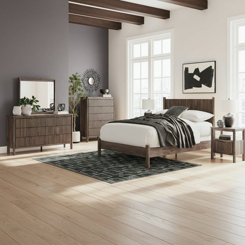 Pamytta Panel Bed, Dresser, Mirror, Chest & Nightstand, Bedroom Set