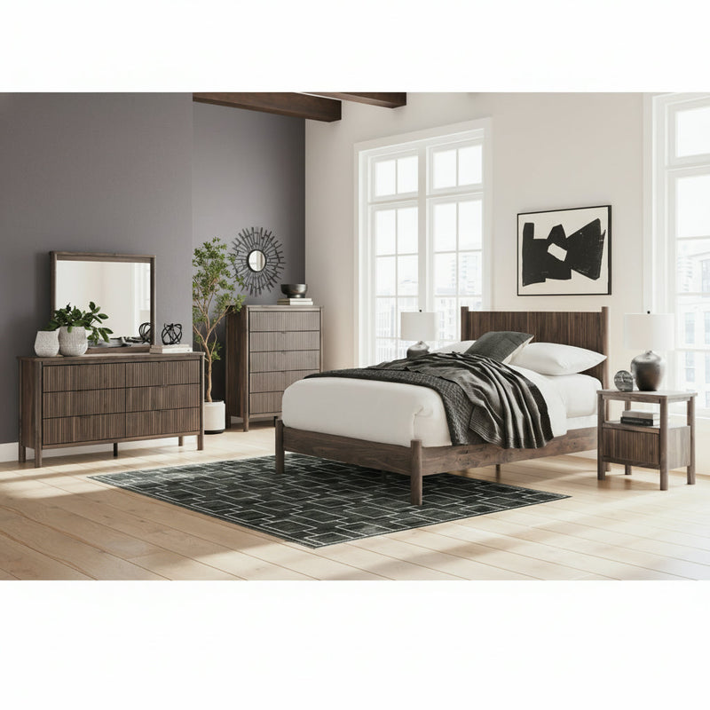 Pamytta Panel Bed, Dresser, Mirror, Chest & Nightstand, Bedroom Set